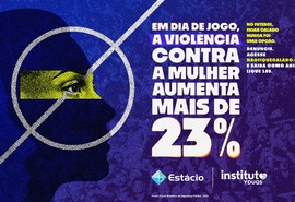 Campanha alerta para agressões contra mulheres em dias de jogo de futebol