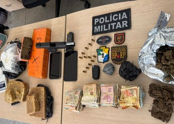 Operação policial apreende drogas, arma e mais de R$ 17 mil em Poço Redondo