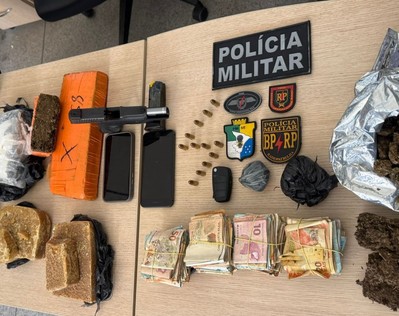 Operação policial apreende drogas, arma e mais de R$ 17 mil em Poço Redondo