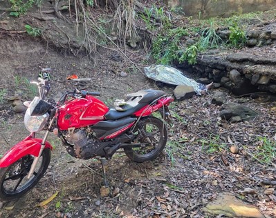 Motociclista morre após cair em ribanceira nas proximidades de povoado em Moita Bonita