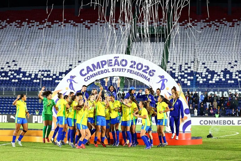 Brasil vence Argentina e conquista título do Sul-Americano Feminino Sub-17