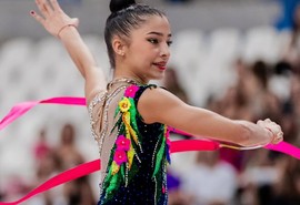 Sergipana conquista três ouros e ajuda Brasil a dominar Pan-Americano Júnior de Ginástica Rítmica