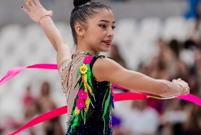 Sergipana conquista três ouros e ajuda Brasil a dominar Pan-Americano Júnior de Ginástica Rítmica