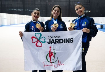 Sergipanas conquistam medalhas inéditas no Campeonato Pan-Americano de Ginástica Rítmica