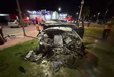 Colisão em rotatória deixa dois feridos na SE-270, em Lagarto