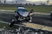 Motorista passa mal, perde controle da direção e colide com poste na SE-100