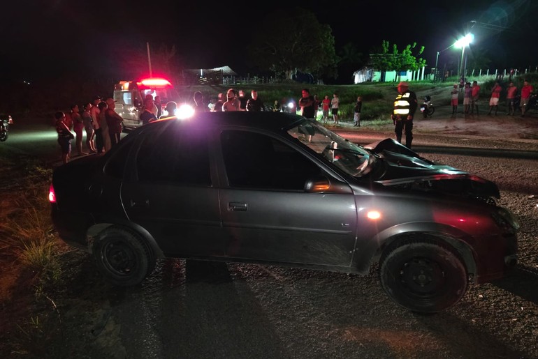 Motociclista morre em colisão frontal com carro na SE-488, em Indiaroba