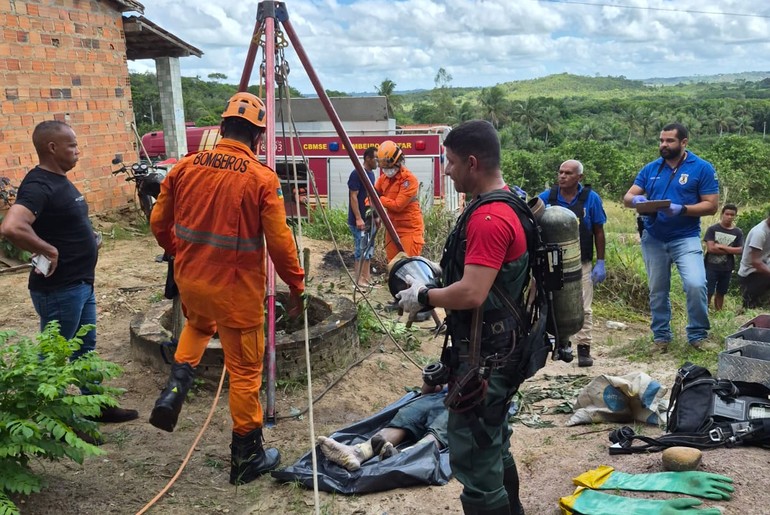 VÍDEO; Corpo é encontrado dentro de cisterna no município de Salgado