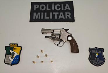 Homem é preso com arma de fogo durante abordagem no bairro Santa Maria