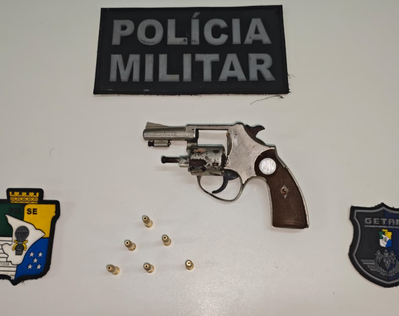 Homem é preso com arma de fogo durante abordagem no bairro Santa Maria