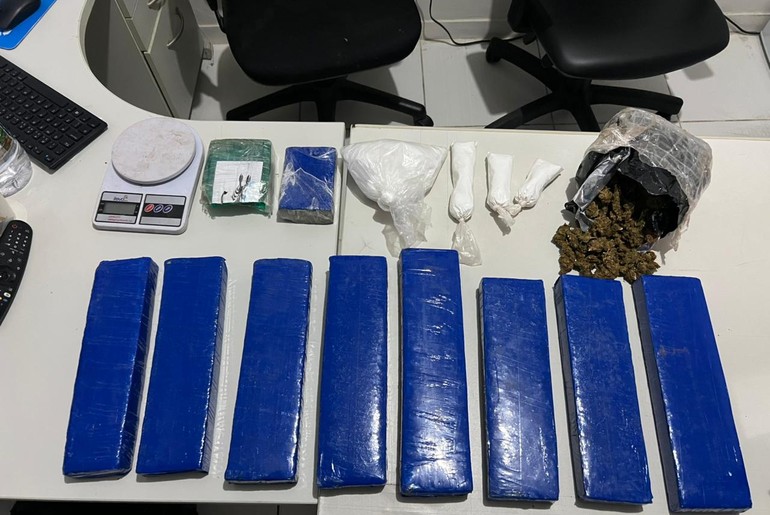 Suspeito é preso com cerca de 10 quilos de drogas em Lagarto