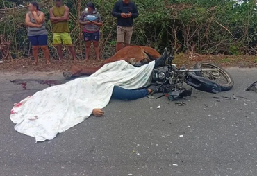 Motociclista morre após atingir cavalo na SE-204, em Santana do São Francisco