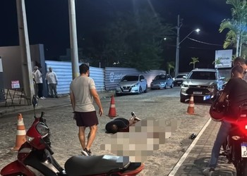 Execução a tiros é registrada em frente a academia na Farolândia