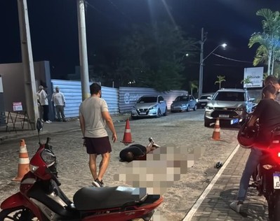 [VÍDEO] Homem é executado a tiros em frente a academia na Zona Sul de Aracaju