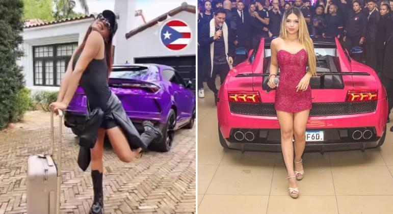 Anitta posa com Lamborghini de R$ 3 milhões e recebe alfinetada de Melody: 'Invejosa! Me copiou'