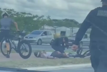 Atleta sofre fratura na clavícula em queda durante prova de ciclismo do Ironman 70.3 em Aracaju