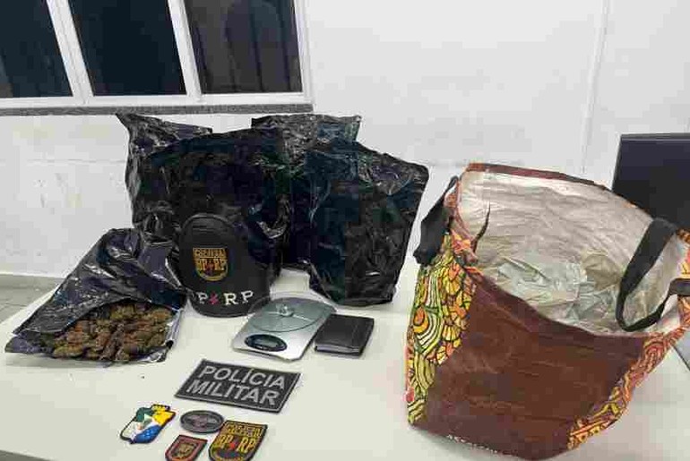 Suspeito é preso com quase dois quilos de maconha durante abordagem no Bairro Olaria
