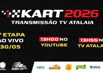 TV Atalaia transmite segunda etapa do Campeonato Sergipano de Kart 2026