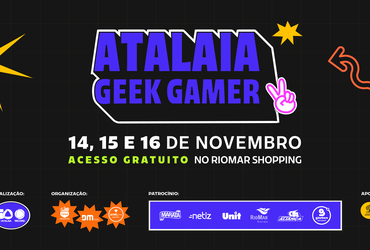 Atalaia Geek Gamer 2025 promete três dias de muita cultura pop, competições e diversão no Riomar Shopping