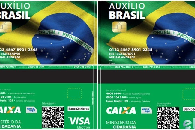Cartão do Auxílio Brasil com débito será entregue a 6,6 milhões; entenda como funciona