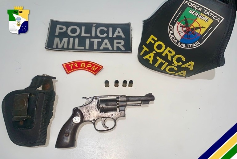 Beneficiado com indulto de dia dos pais é preso por posse ilegal de revólver em Lagarto