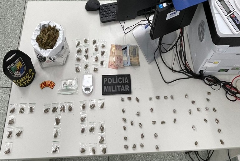 Homem é preso com mais de 470g de maconha em Nossa Senhora do Socorro