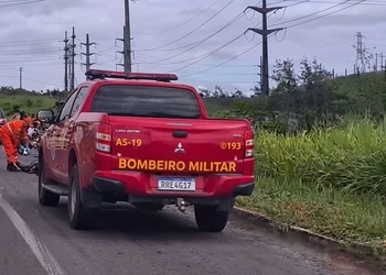 Colisão entre quatro motocicletas deixa cinco feridos na BR-235 em Itabaiana