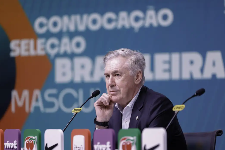 Carlo Ancelotti convoca seleção para últimos amistosos de 2025; confira lista dos jogadores
