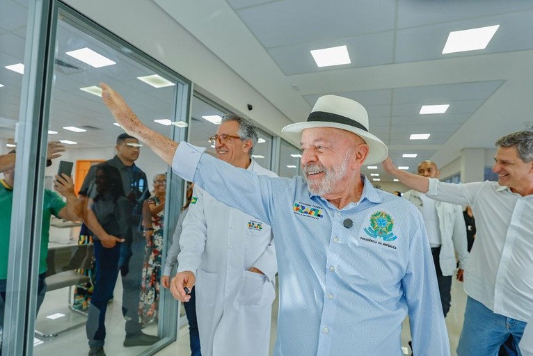 Lula visita Hospital de Amor de Lagarto e destaca ampliação do atendimento oncológico pelo SUS