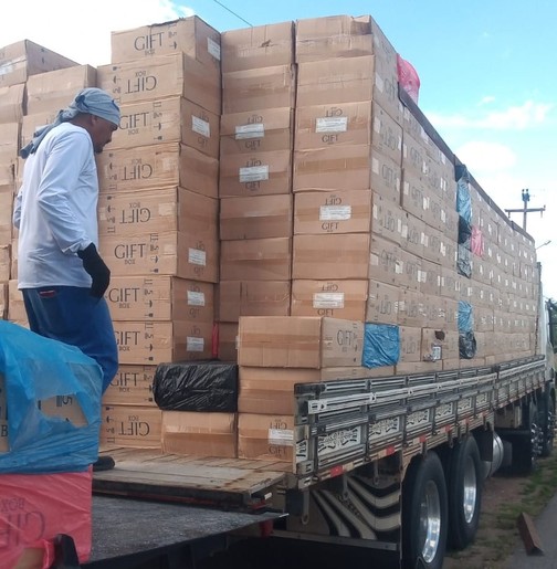 45 mil maços de cigarro ilegal são apreendidos no Alto Sertão sergipano