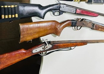 Polícia Civil apreende armas de fogo em zona rural de Estância