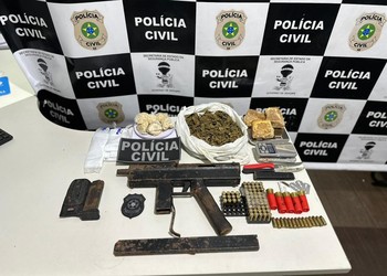 Operação apreende drogas, armas e munições em Estância