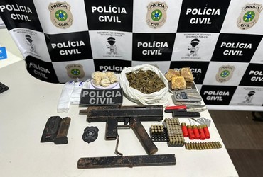 Operação apreende drogas, armas e munições em Estância