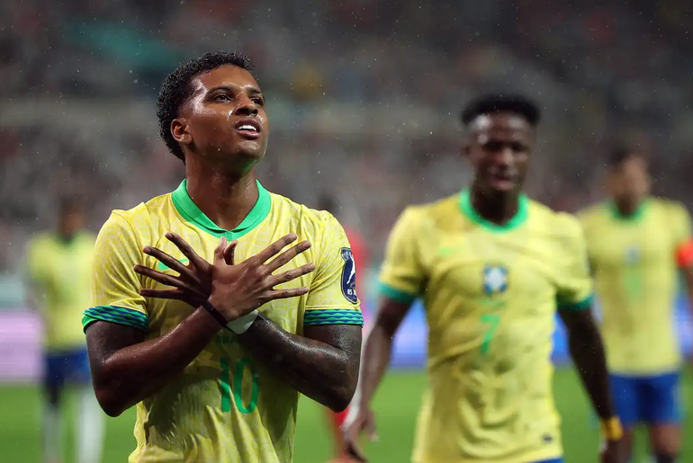 Brasil vence Coreia do Sul por 5x0 em partida amistosa na cidade de Seoul
