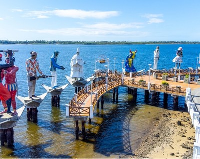 Monumento do Largo da Gente Sergipana passa por obra de restauração