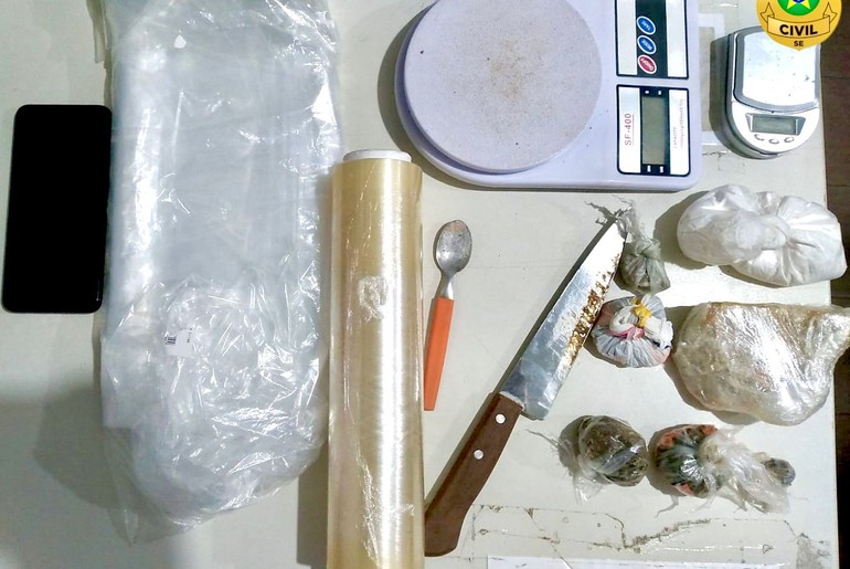 Homem é preso por tráfico de drogas e latrocínio no município de Estância