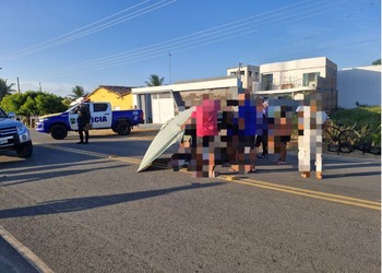 Pedestre é atropelado por motocicleta na SE-100, em Estância