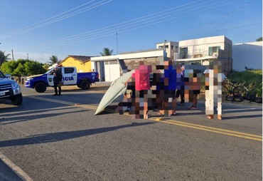 Pedestre é atropelado por motocicleta na SE-100, em Estância