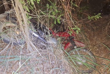 Motociclista morre após sair da pista na rodovia SE-200, em Porto da Folha