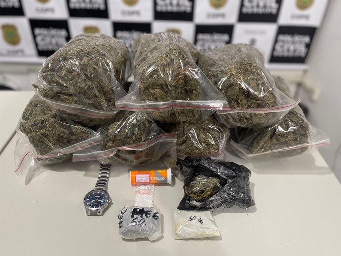 Investigado por tráfico interestadual de drogas é preso no município de Indiaroba