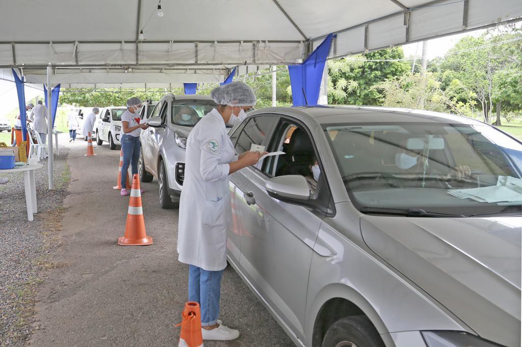 Vacinação covid-19: drive instalado no Parque Augusto Franco será desativado