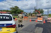 Manutenção de adutora altera trânsito no bairro Capucho, em Aracaju