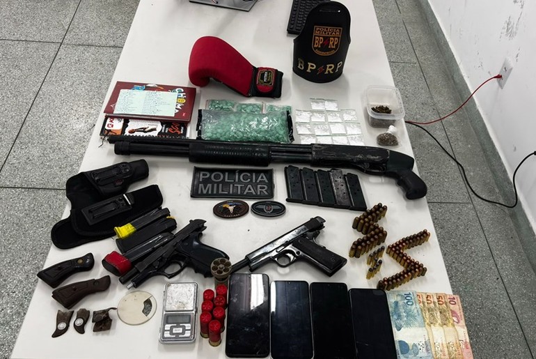 Suspeito de tráfico é preso com armas, drogas e munições em Itaporanga d’Ajuda