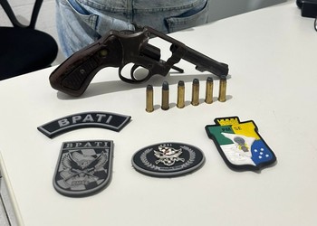 Homem é preso por porte ilegal de arma de fogo em Rosário do Catete