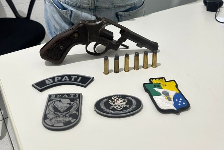 Homem é preso por porte ilegal de arma de fogo em Rosário do Catete