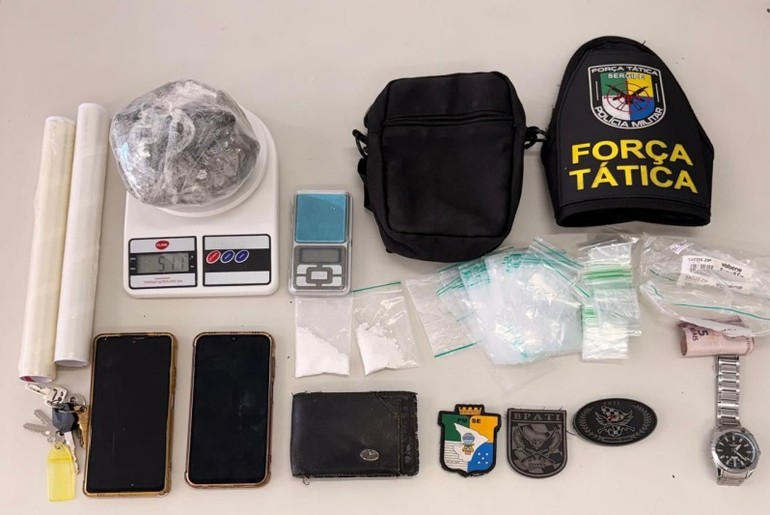 Dois homens são presos com mais de 500 gramas de cocaína na Zona Norte de Aracaju