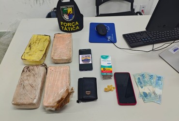 Suspeito por tráfico de drogas e receptação é preso em flagrante na zona sul de Aracaju