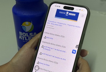 Programa Bolsa Atleta 2026 abre inscrições com 195 vagas para atletas e técnicos em Sergipe