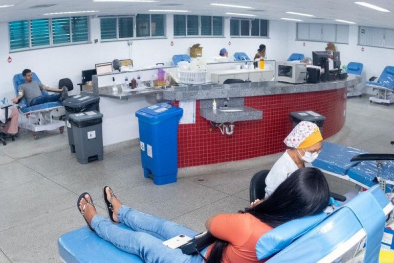 Edição do "Sabadão Solidário" do Hemose foca em repor estoques de sangue