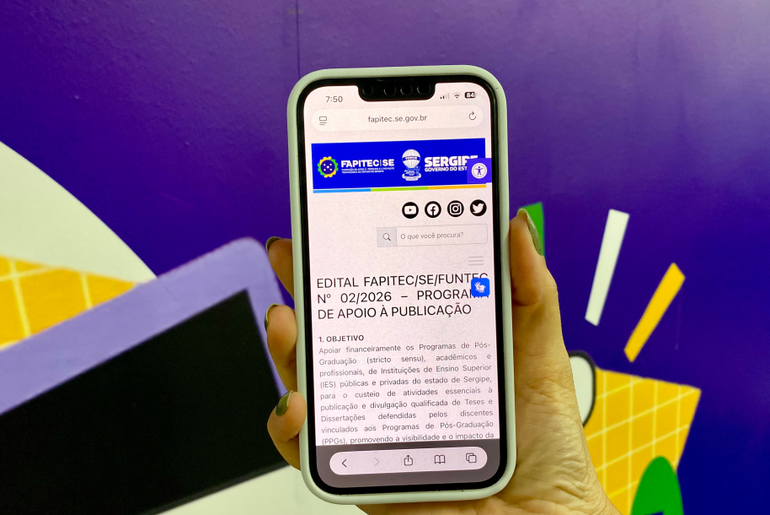 Fapitec lança edital para financiar publicação de pesquisas acadêmicas em Sergipe